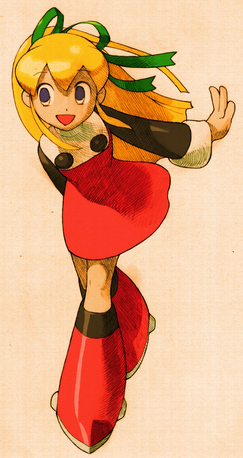 roll (mega man and 2 more) drawn by bengus