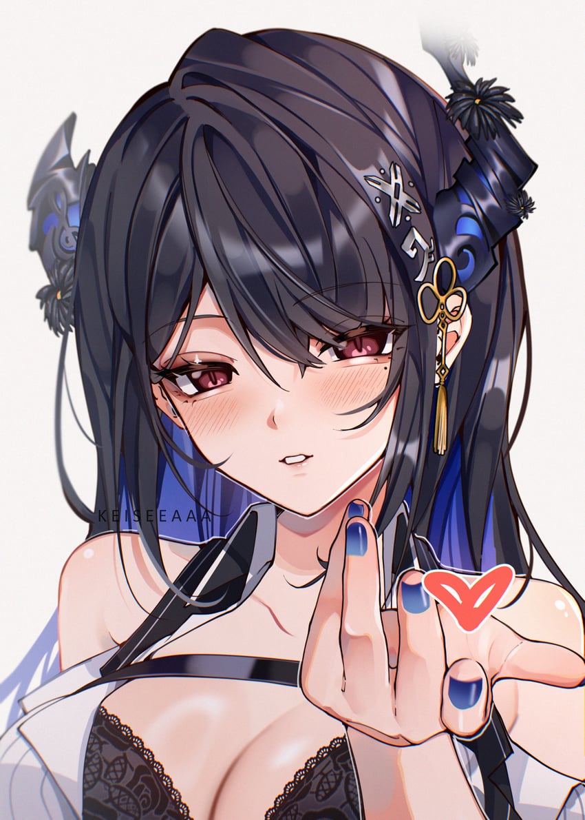 nerissa ravencroft (hololive and 1 more) drawn by keisea