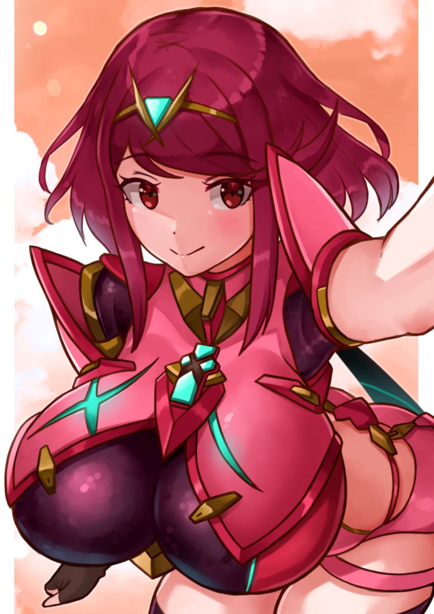 pyra (xenoblade chronicles and 1 more) drawn by yotsuha_uni