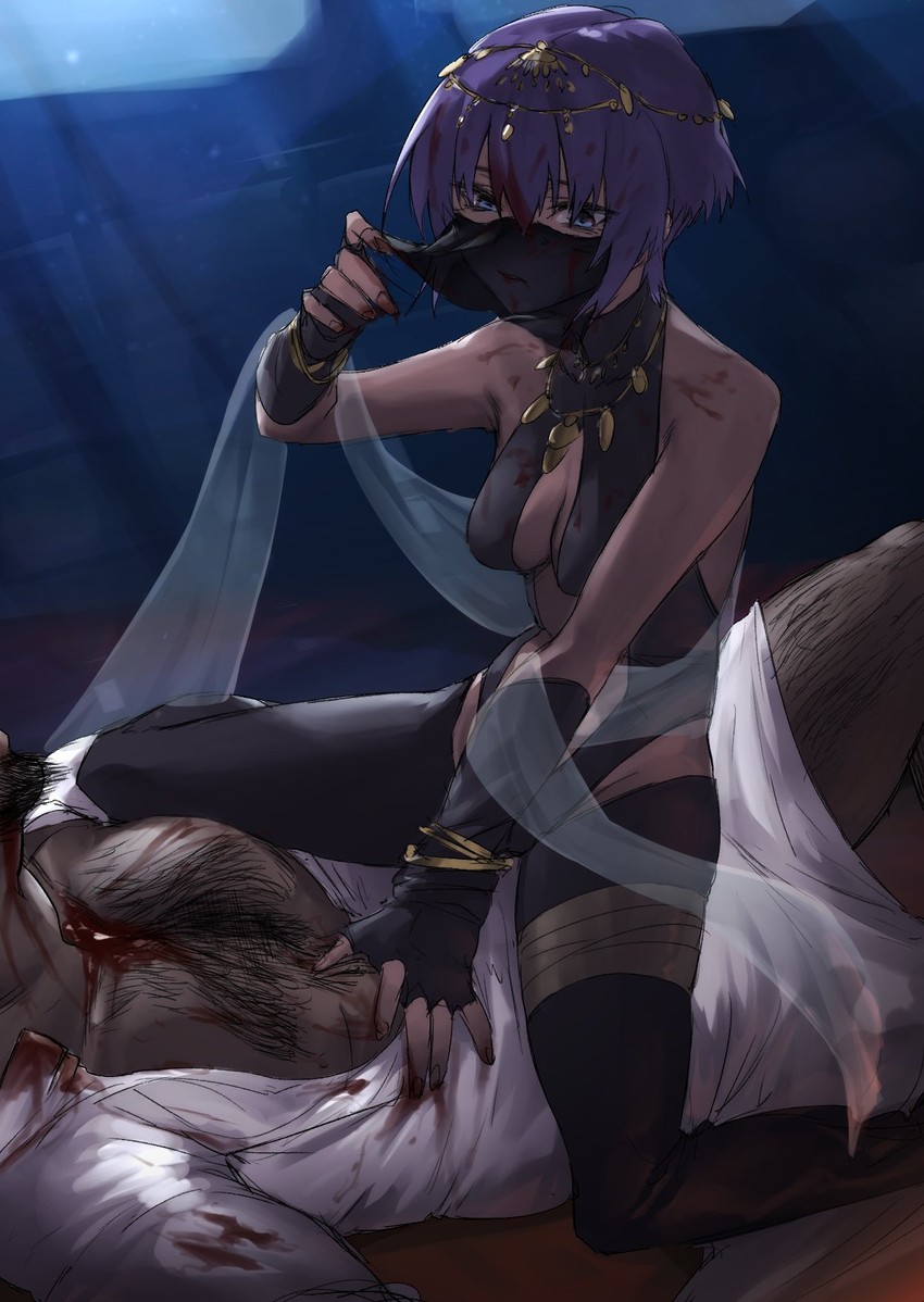 hassan of serenity (fate and 2 more) drawn by hekonda_kan