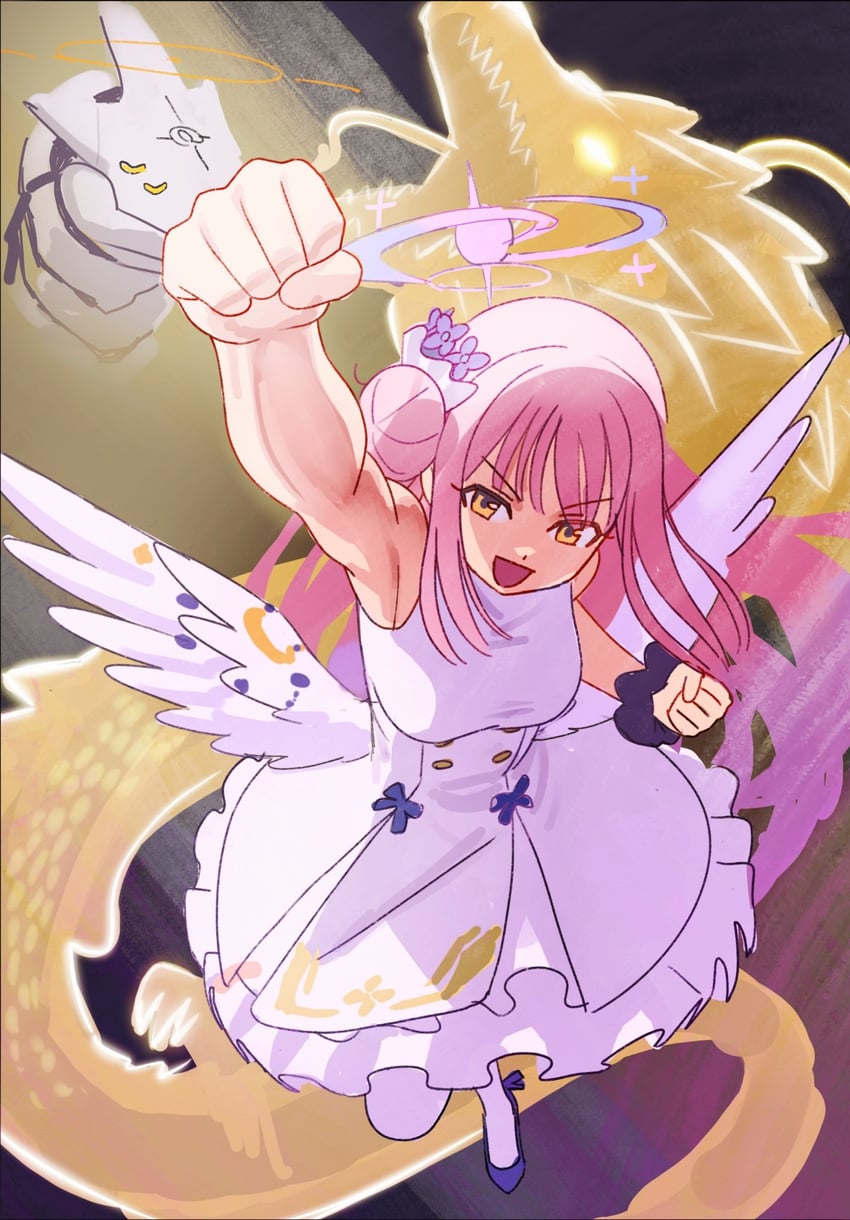 mika (blue archive and 2 more) drawn by kidou_senshi_nama_ino