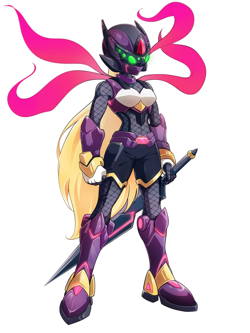 model p and elf (mega man and 1 more) drawn by uta_guipiy