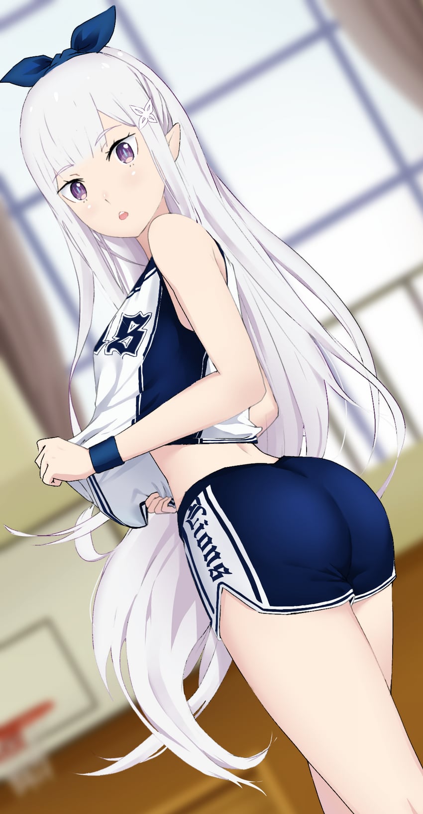 emilia (re:zero kara hajimeru isekai seikatsu) drawn by liteknight