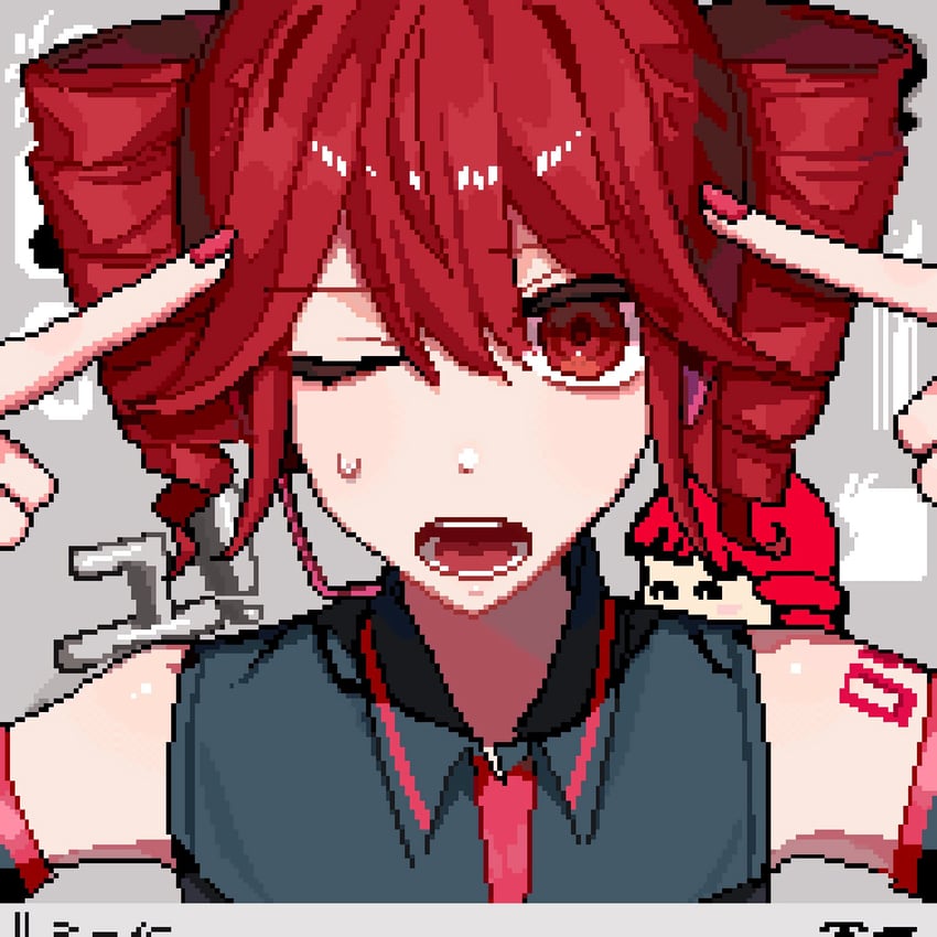 kasane teto (utau and 1 more) drawn by arrg