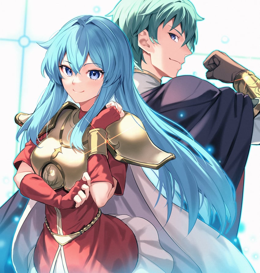 eirika and ephraim (fire emblem and 2 more) drawn by nakabayashi_zun