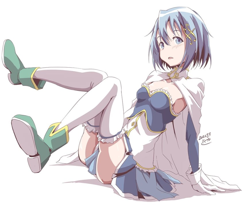 miki sayaka (mahou shoujo madoka magica and 1 more) drawn by mr_nini
