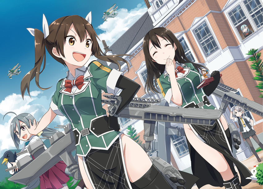 suzuya, fairy, kiyoshimo, tone, failure penguin, and 6 more (kantai collection) drawn by ayuya_naka_no_hito and gotyou