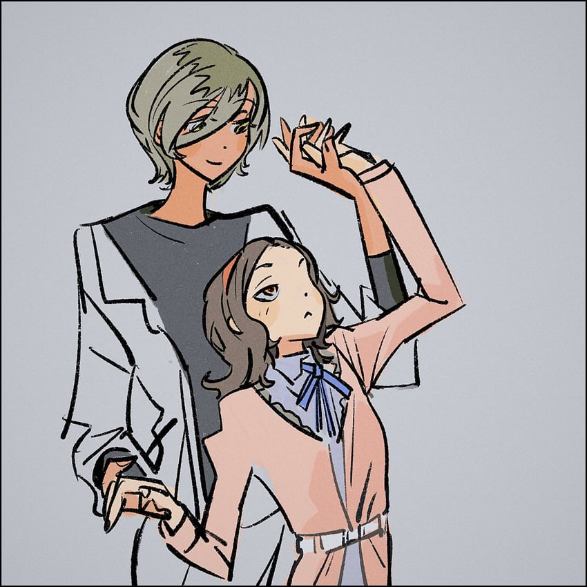 ebizuka tomo and rupa (girls band cry) drawn by m_no_harawata