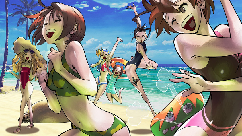 kasugano sakura, ibuki, kanzuki karin, kazama akira, wakaba hinata, and 3 more (street fighter and 2 more) drawn by bengus