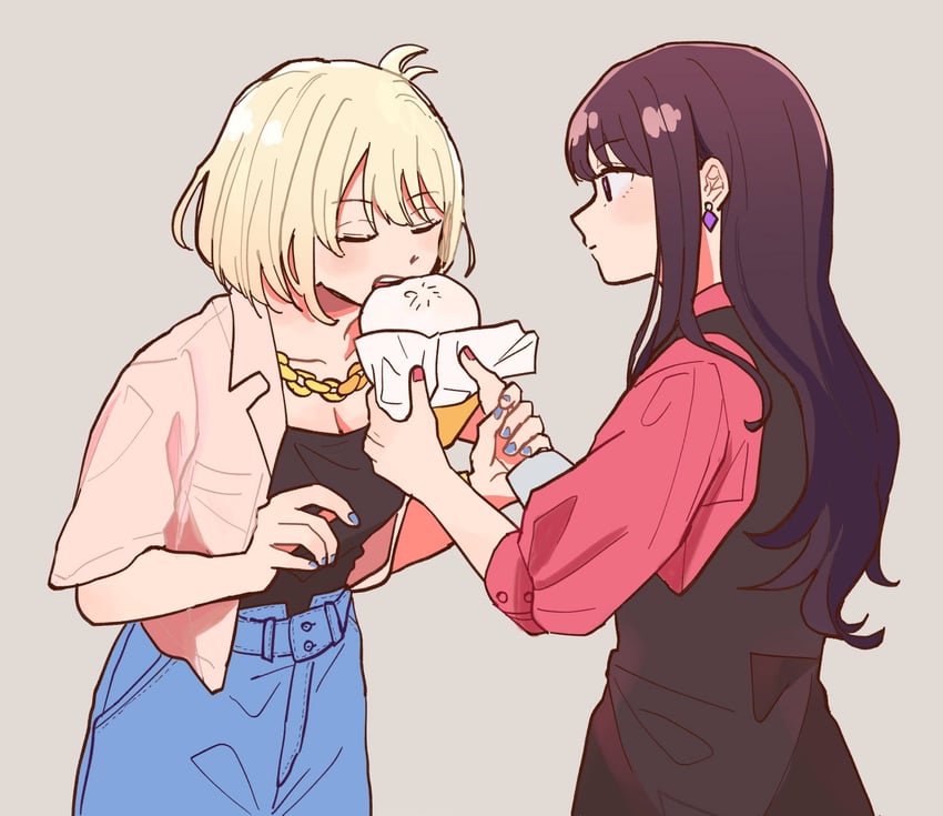 nishikigi chisato and inoue takina (lycoris recoil) drawn by kuro_gomaa