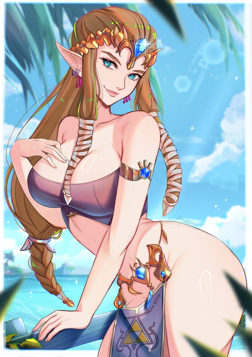 princess zelda (the legend of zelda and 1 more) drawn by beneceadraws