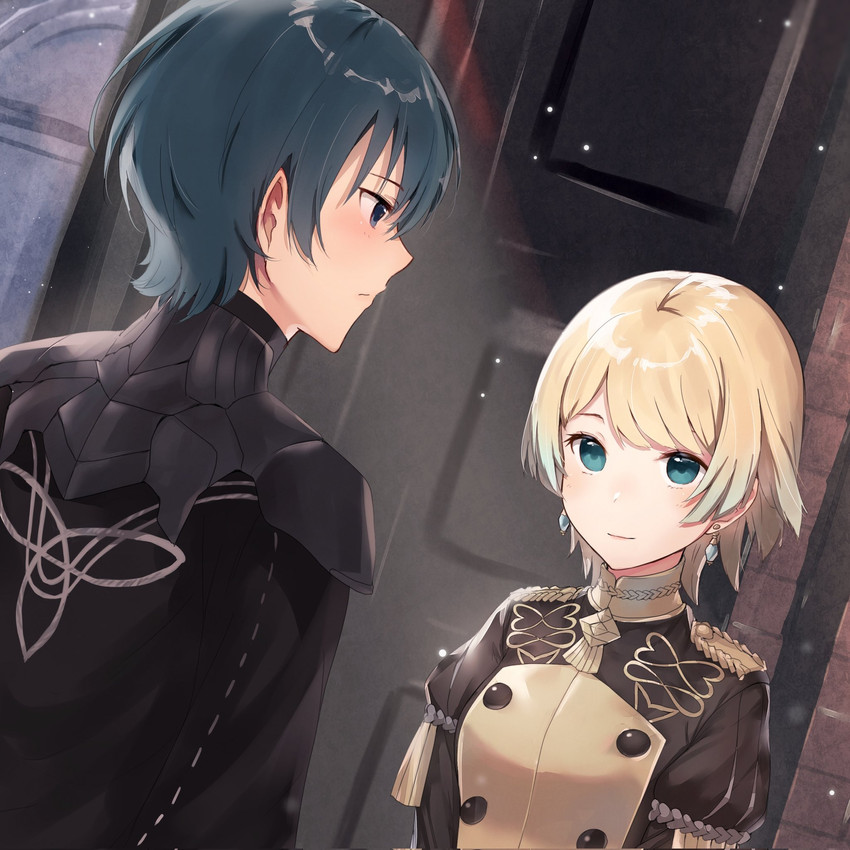 male byleth and fjorm (fire emblem and 2 more) drawn by haru_(nakajou-28)