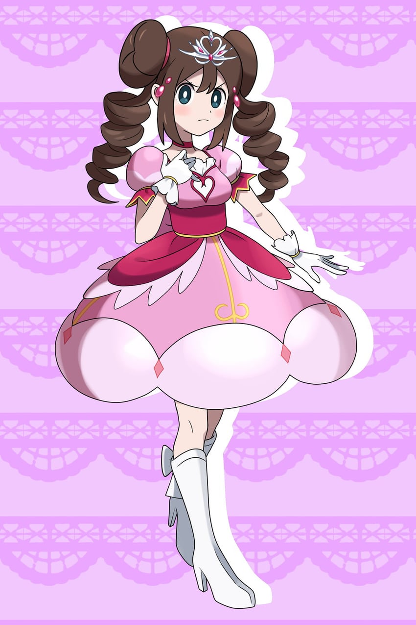 rosa (pokemon and 1 more) drawn by asatsuki_(fgfff)