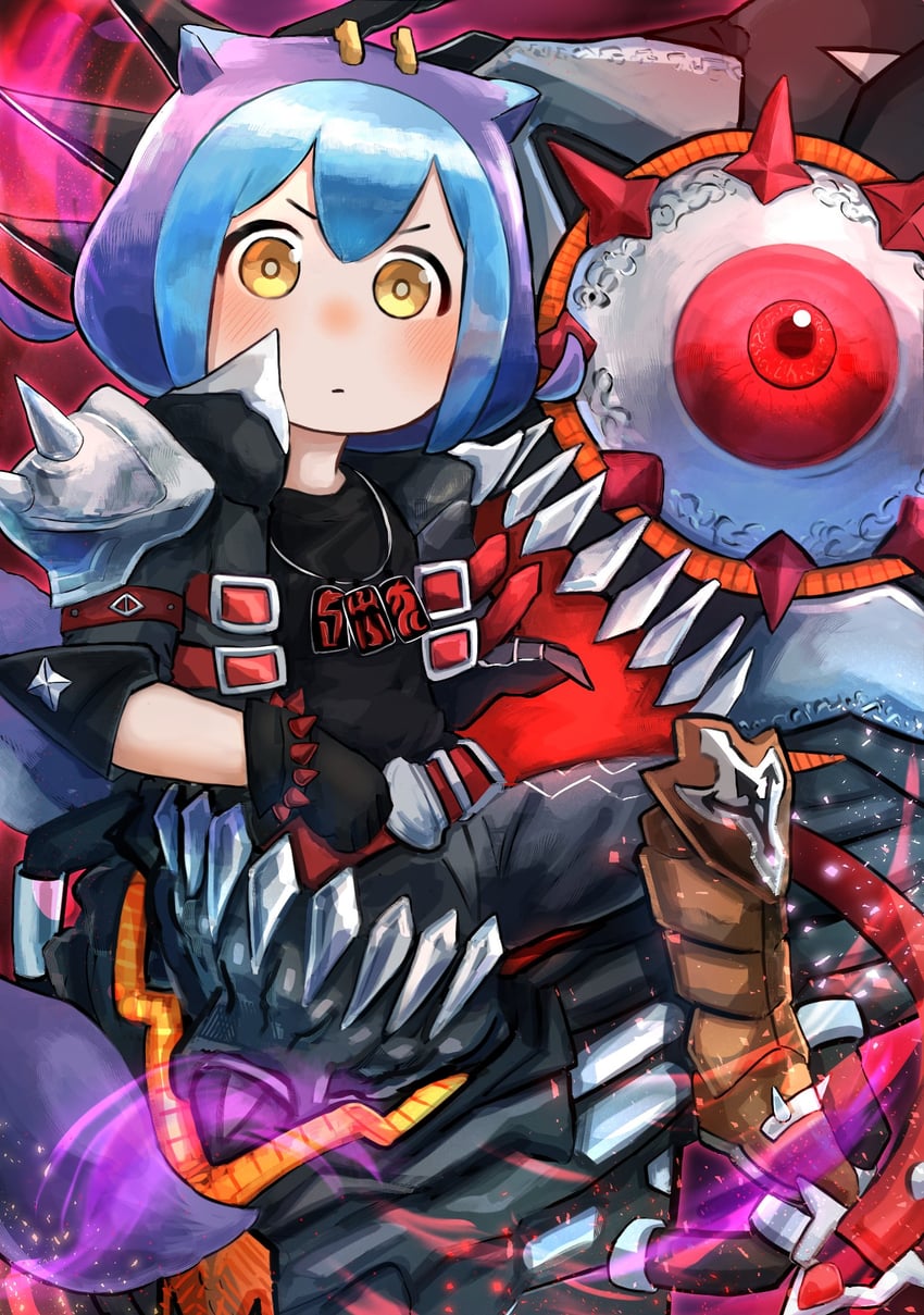 laundry dragonmaid, fiendsmith engraver, and fiendsmith requiem (yu-gi-oh!) drawn by hatano_kiyoshi