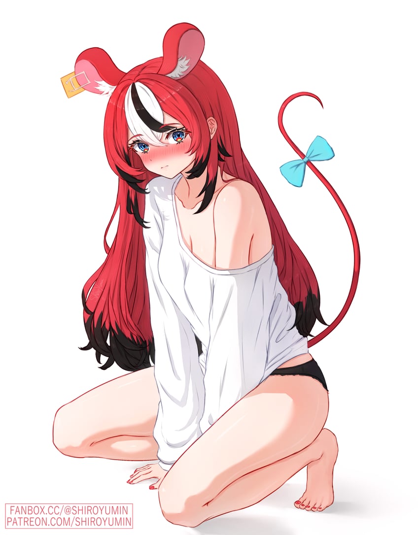 hakos baelz (hololive and 1 more) drawn by shiroyumin