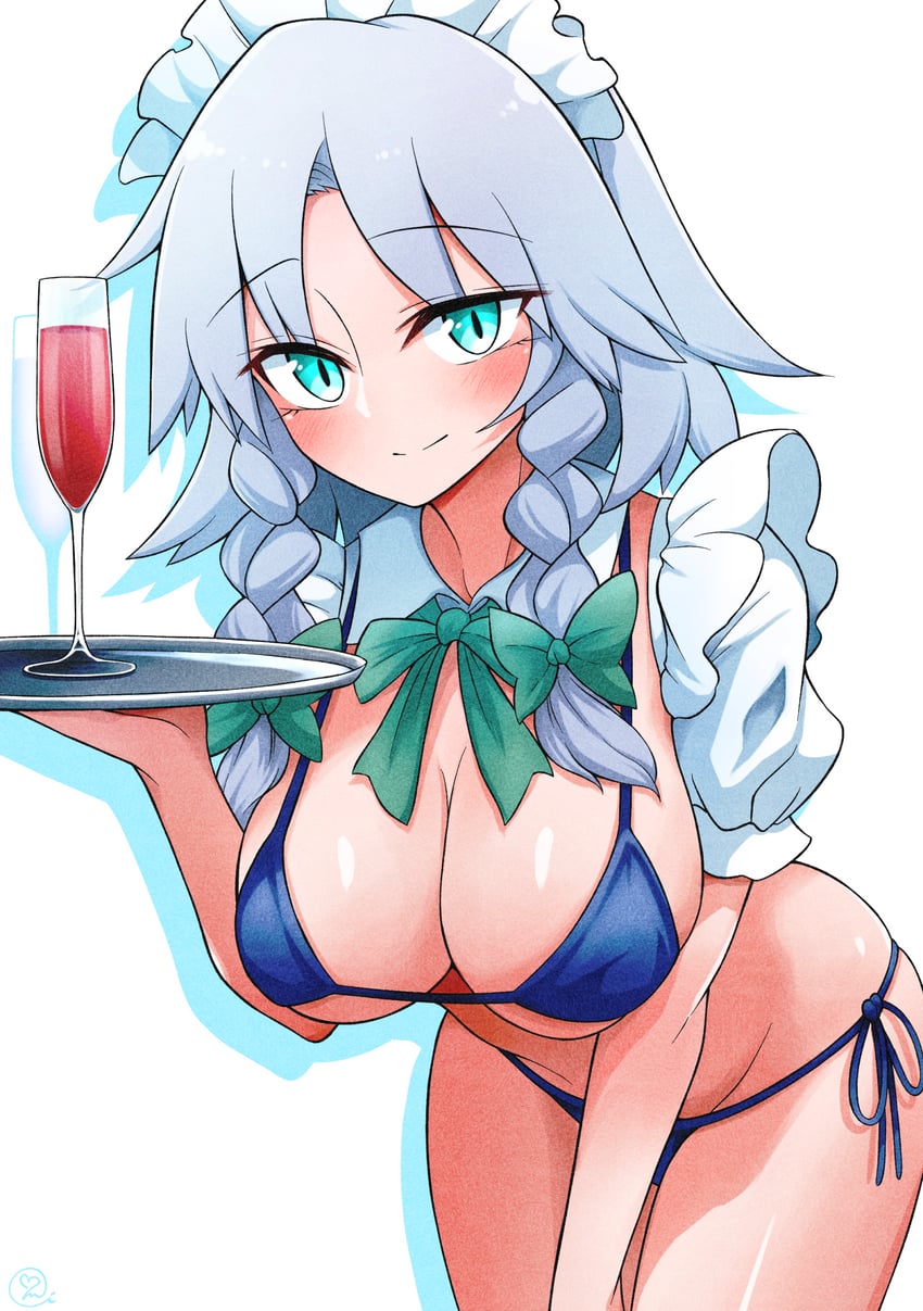 izayoi sakuya (touhou) drawn by scavia10