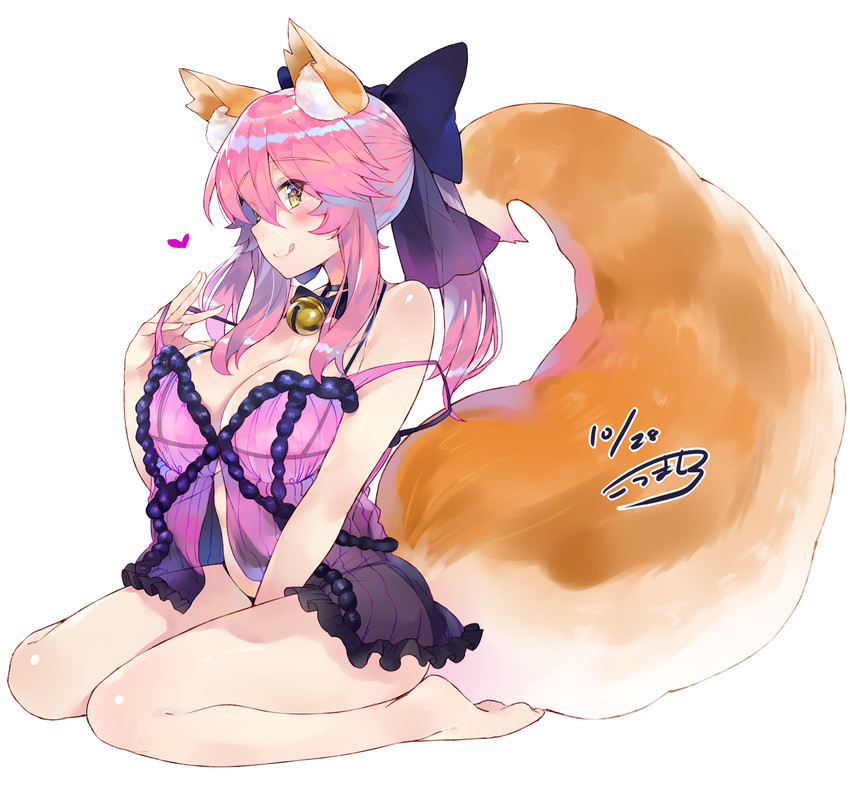 tamamo and tamamo no mae (fate and 1 more) drawn by kou_mashiro