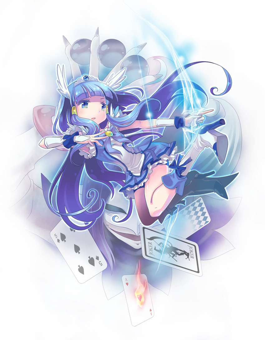 aoki reika, cure beauty, and joker (precure and 1 more) drawn by igaiga