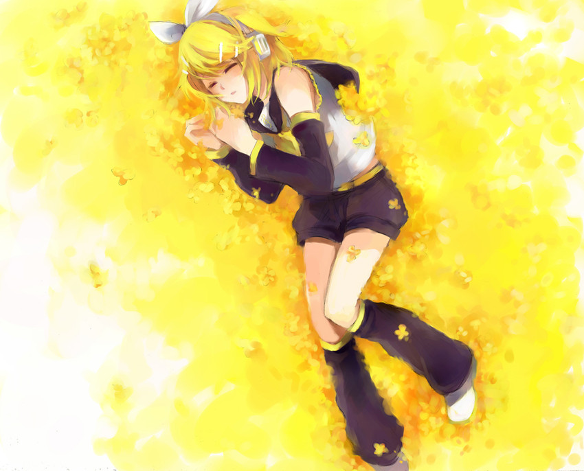 kagamine rin (vocaloid and 1 more) drawn by not_(artist)