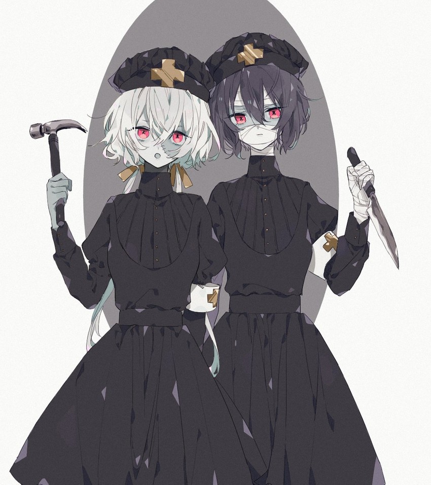 konno junko and mizuno ai (zombie land saga) drawn by azusa_(rikuriku)