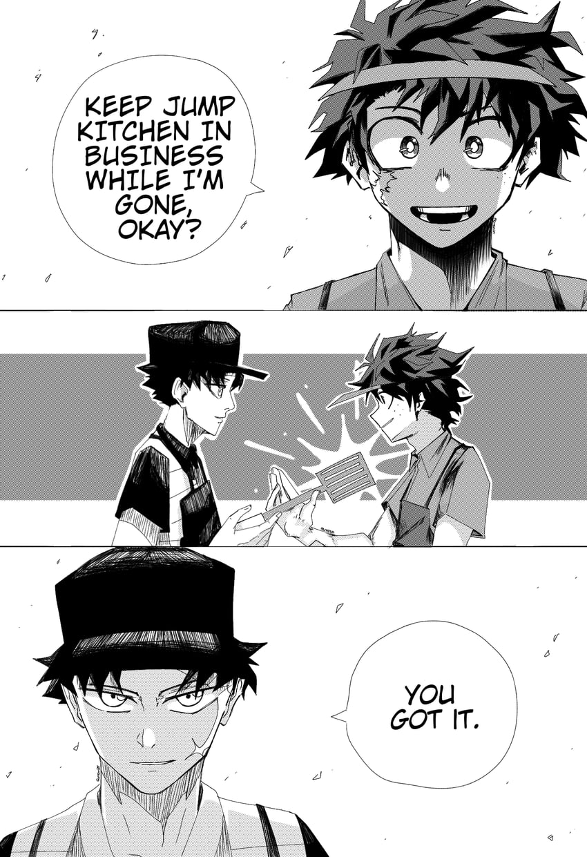 midoriya izuku and rokuhira chihiro (boku no hero academia and 2 more) drawn by ferren101