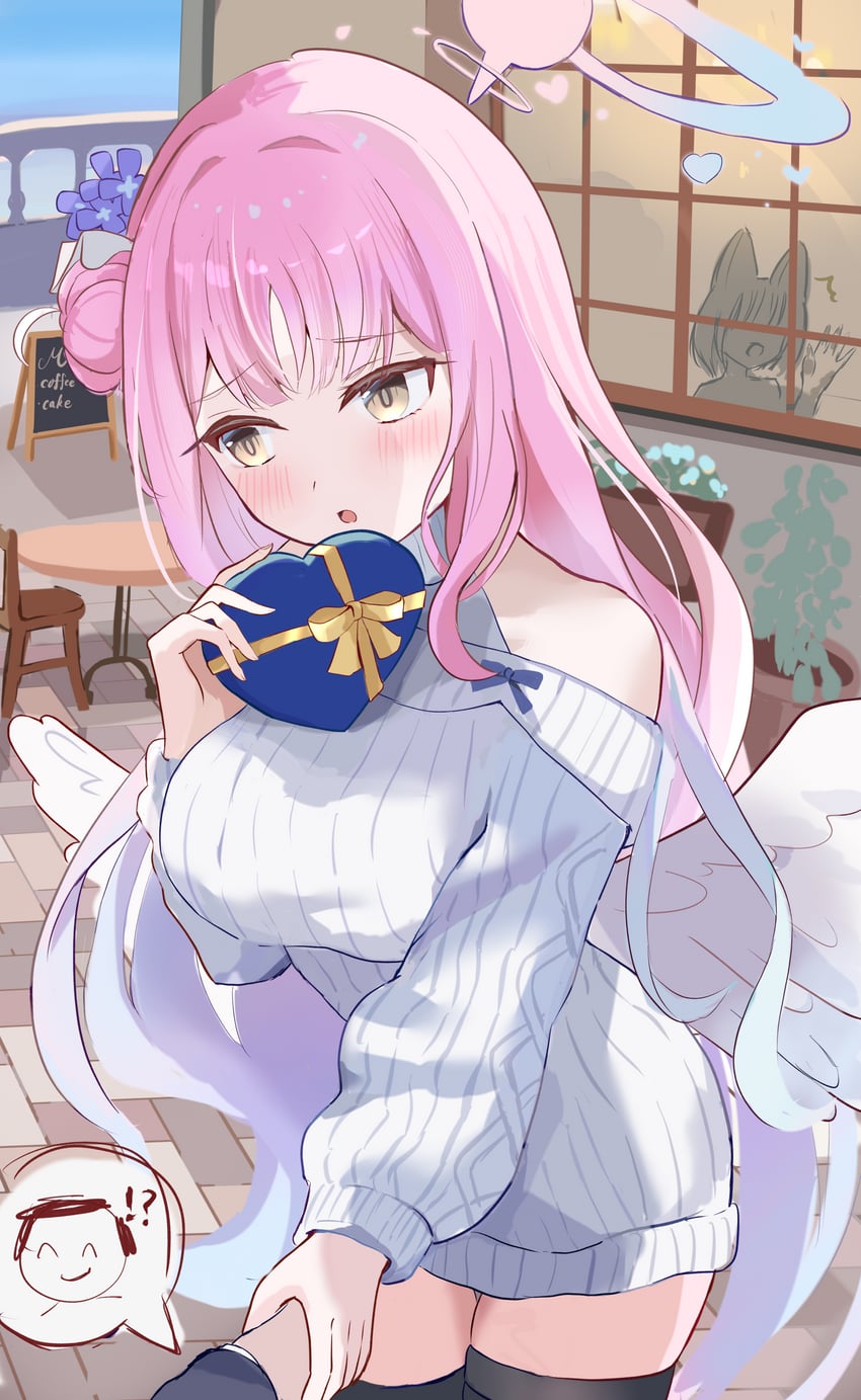 sensei, doodle sensei, mika, and kazusa (blue archive) drawn by smyin_rii