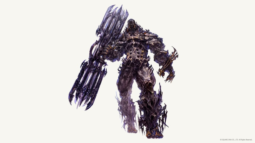 titan (final fantasy and 1 more) drawn by takahashi_kazuya