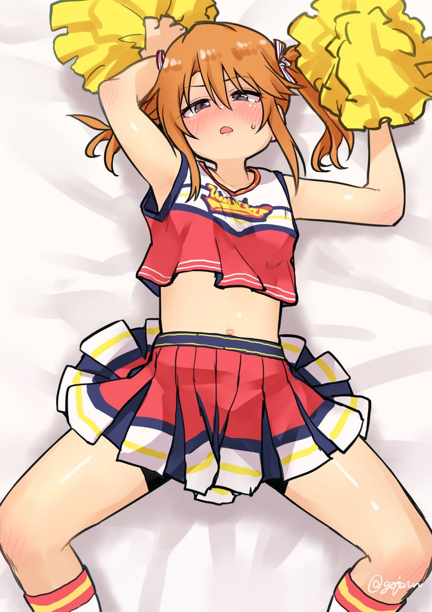 yuuki haru (idolmaster and 2 more) drawn by gojarun