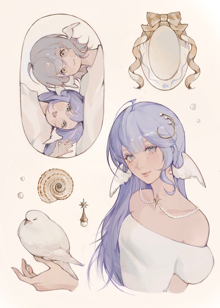 robin and sunday (honkai and 1 more) drawn by sumi_(suumiko_)
