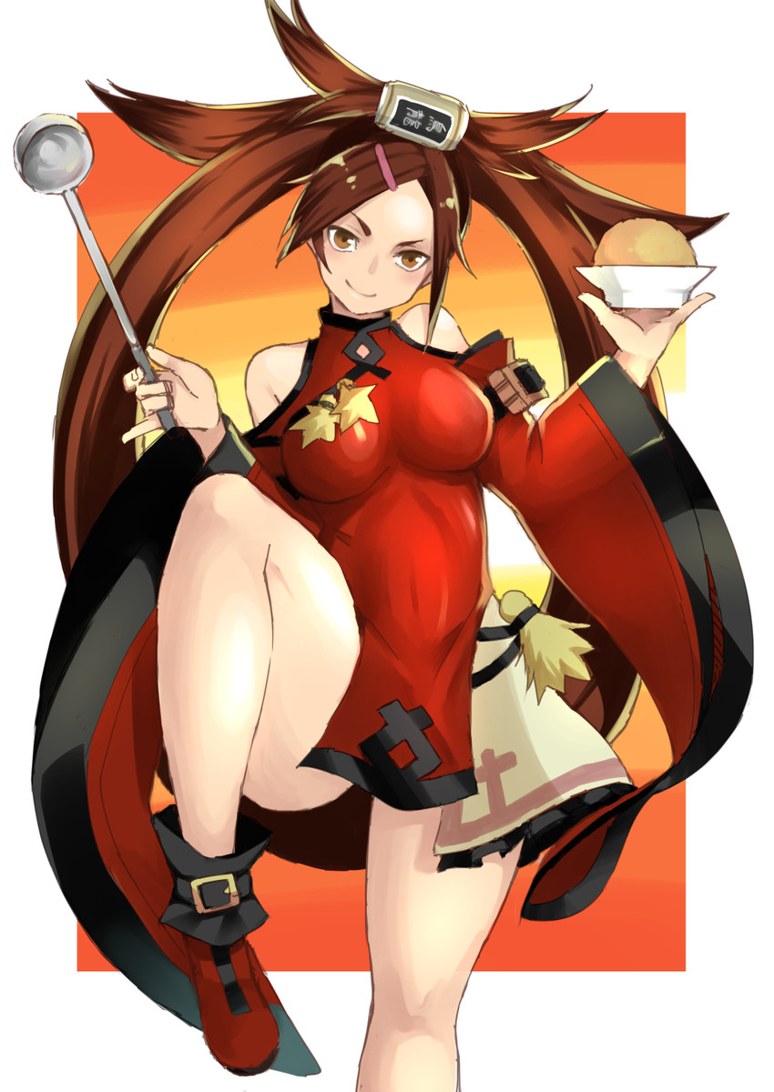 kuradoberi jam (guilty gear and 1 more) drawn by aotake_iro