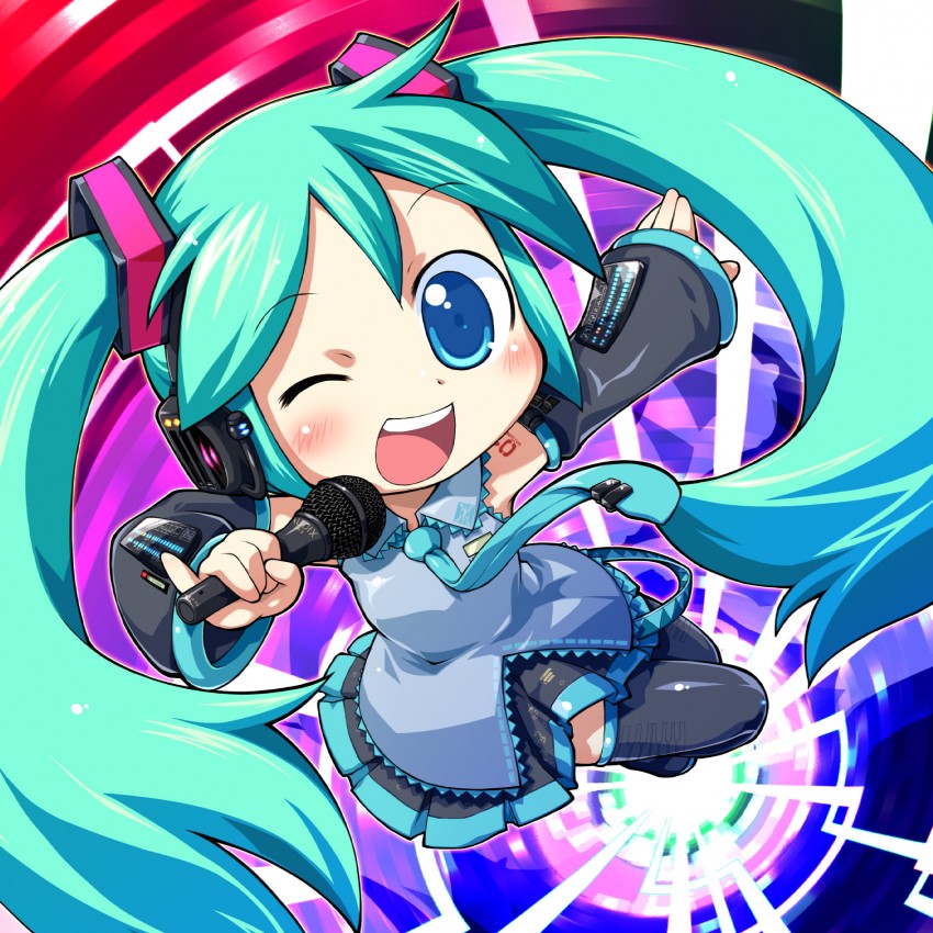 hatsune miku (vocaloid and 1 more) drawn by sakurabe_notos