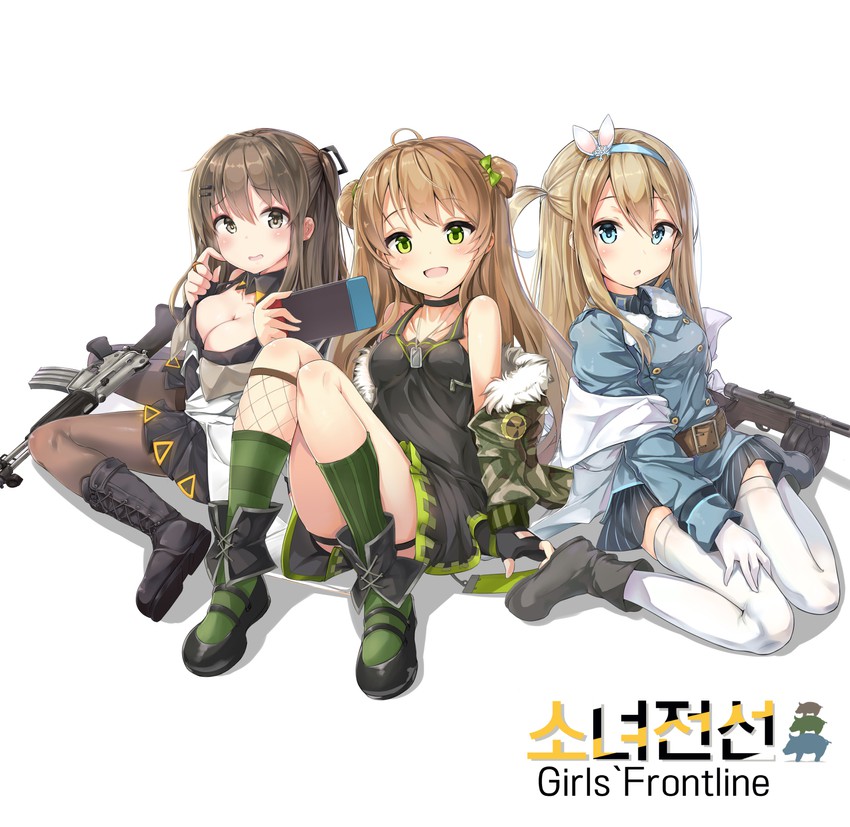 suomi, rfb, and k2 (girls' frontline) drawn by j_young