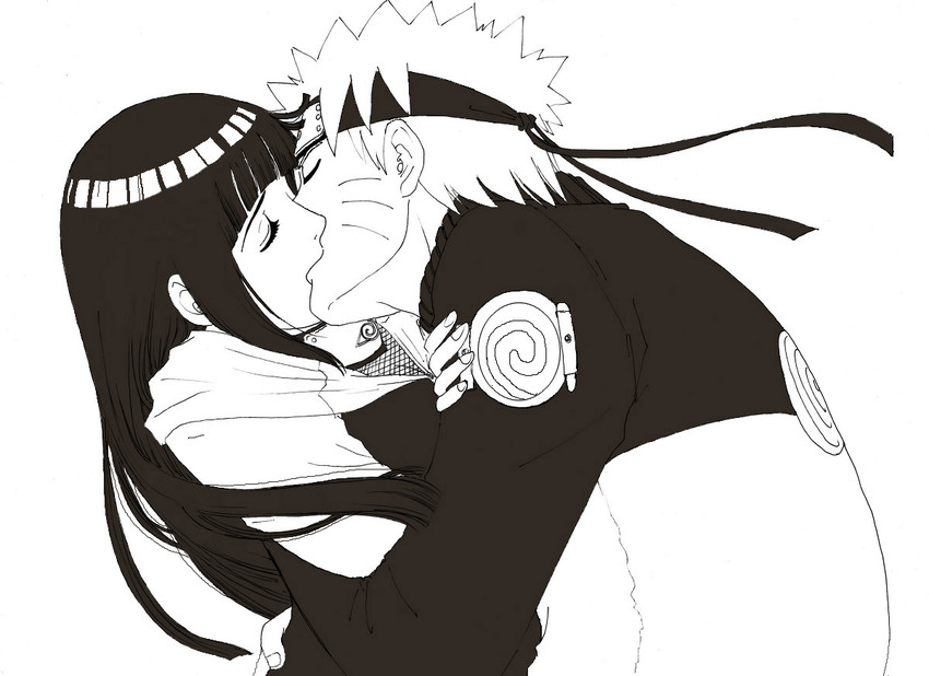 uzumaki naruto and hyuuga hinata (naruto and 1 more) drawn by yuu_todoroki