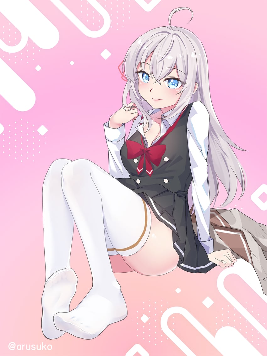 alisa mikhailovna kujou (tokidoki bosotto roshia-go de dereru tonari no alya-san) drawn by arusuko