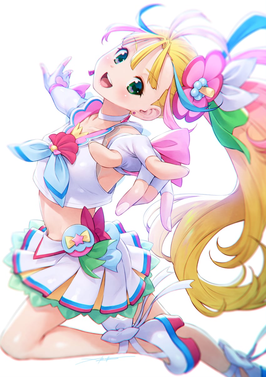 natsuumi manatsu and cure summer (precure and 1 more) drawn by kazuma_muramasa