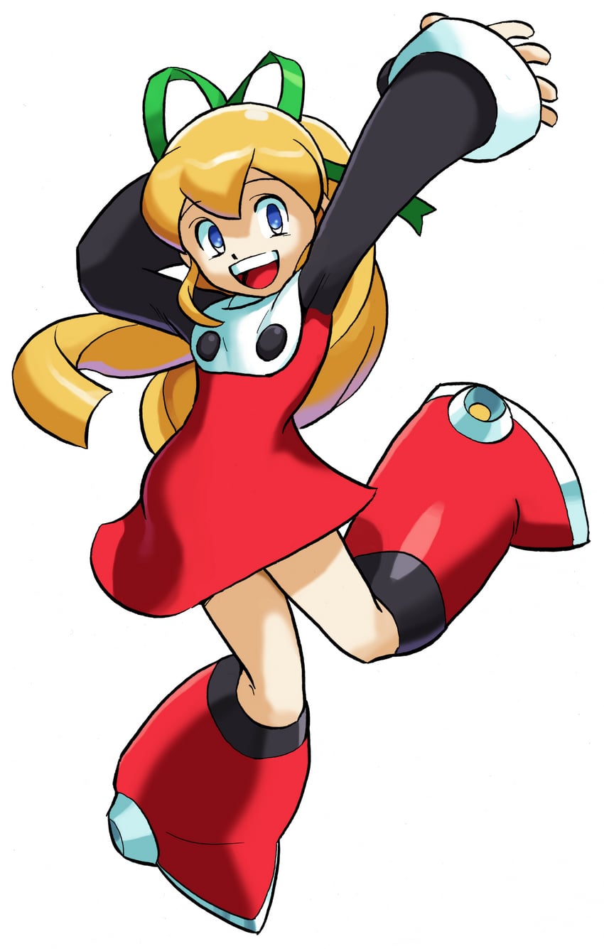 roll (mega man and 1 more) drawn by bengus