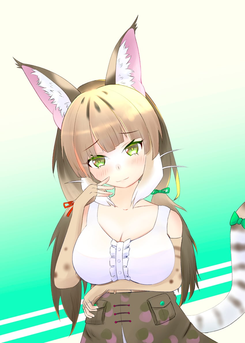 jungle cat (kemono friends and 1 more) drawn by nekomimi_illust