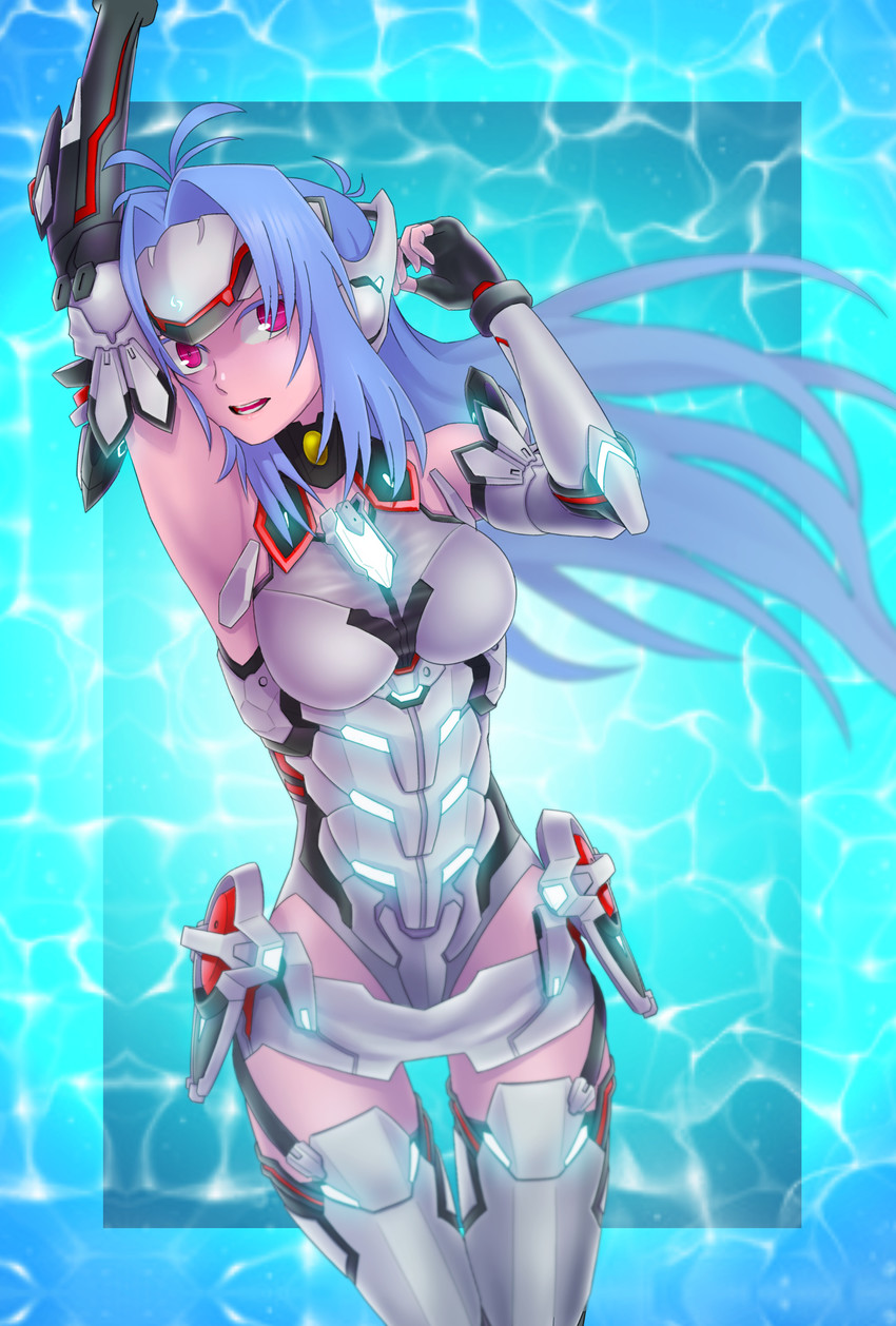 kos-mos and kos-mos re: (xenoblade chronicles and 2 more) drawn by xbonbon