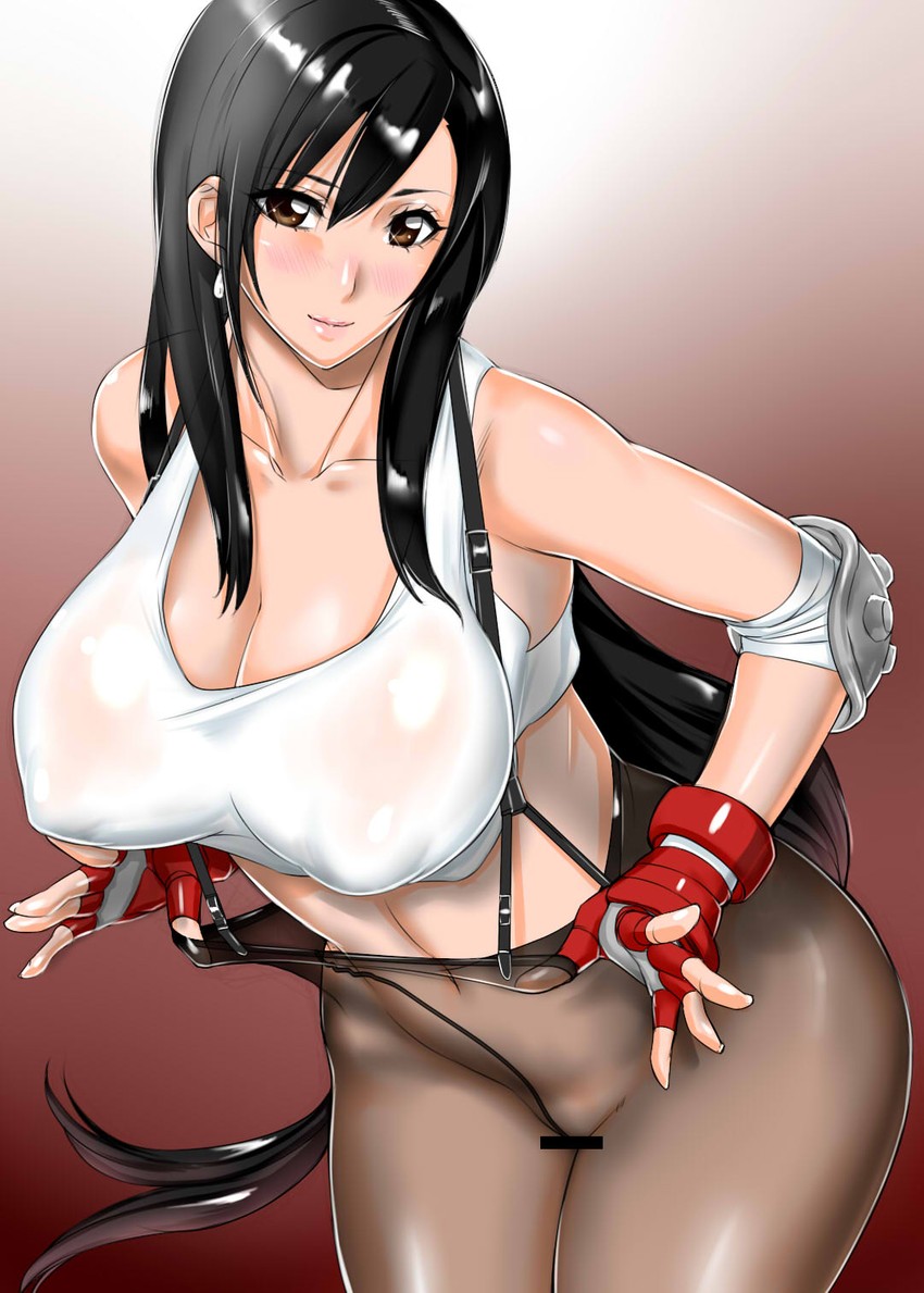 tifa lockhart (final fantasy and 1 more) drawn by midou_tsukasa