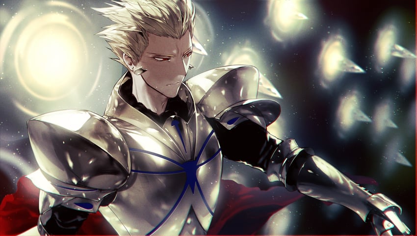 gilgamesh (fate and 4 more) drawn by semi_(p-poco)
