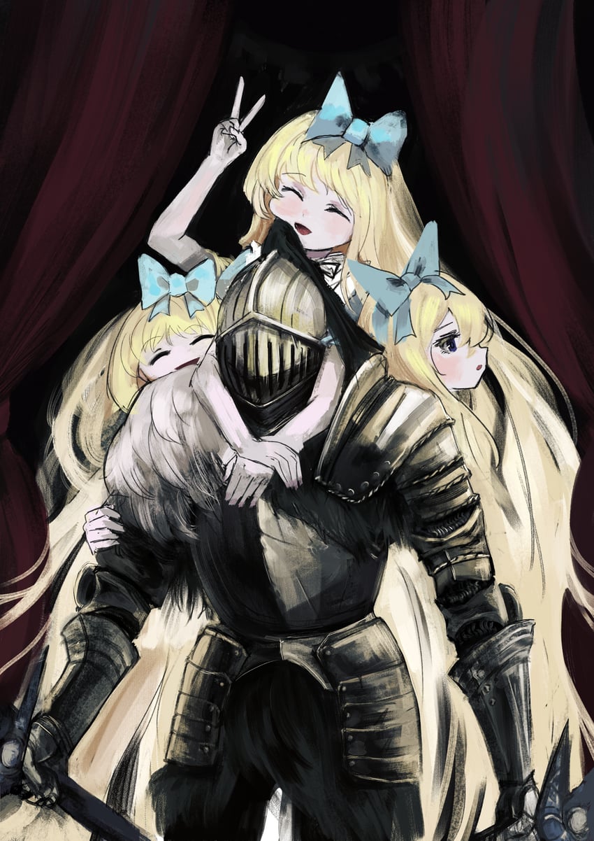 alice and grimm (black souls and 1 more) drawn by ropeperson