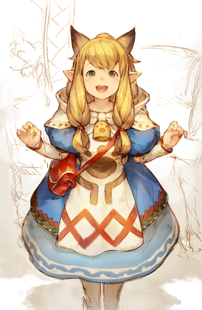 meowstress (monster hunter and 1 more) drawn by junwool