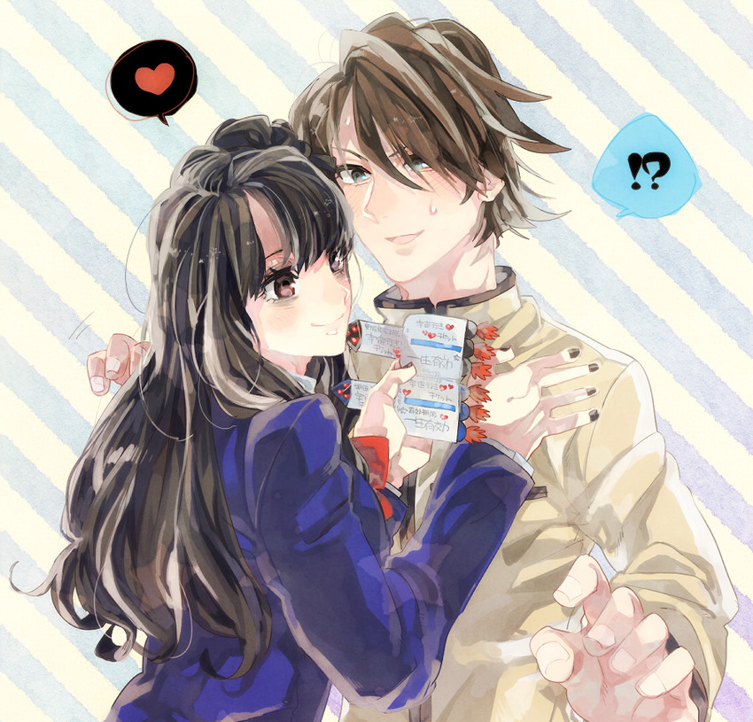 nozama tomoko and sakuta ryuusei (kamen rider and 1 more) drawn by eno_yukimi