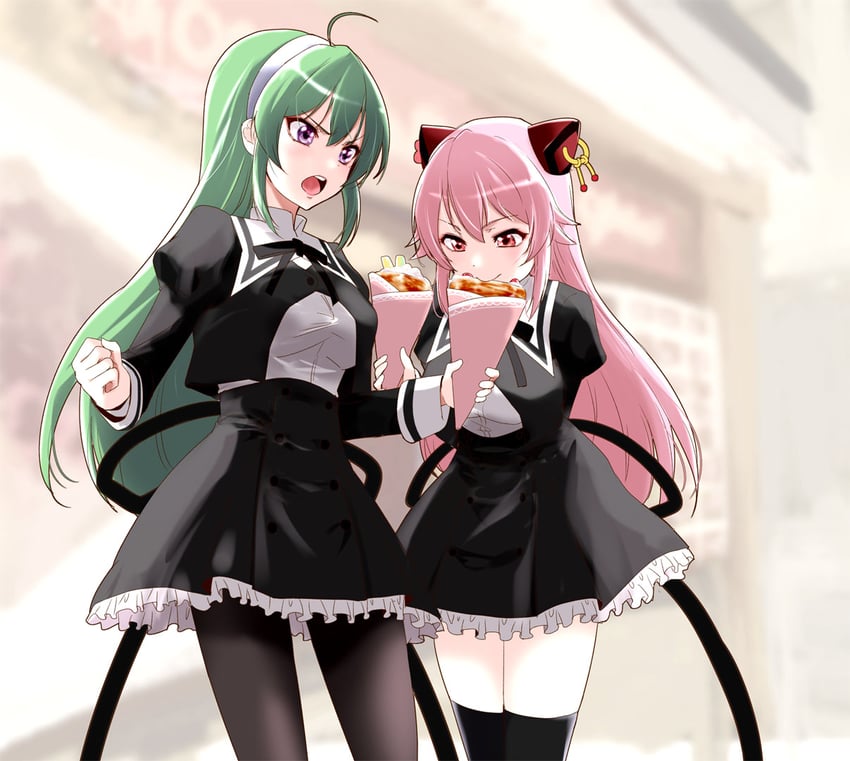 tanaka ichi and endou araya (assault lily) drawn by urutsu_sahari