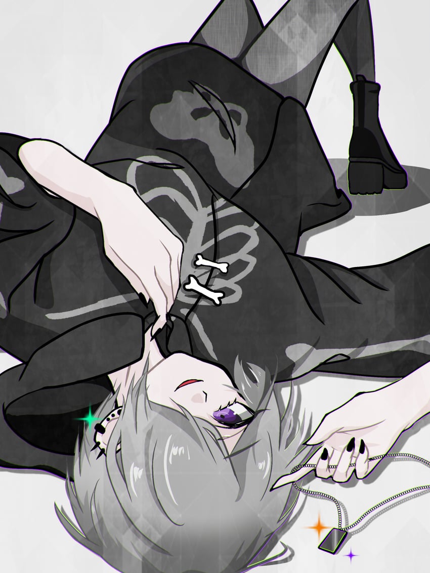 oma kokichi (danganronpa and 1 more) drawn by owattaomame