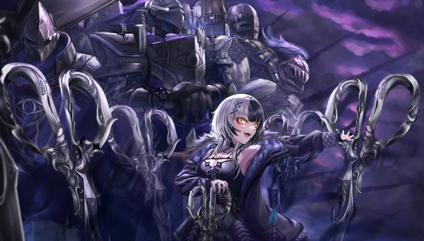 shiori novella and yorick (hololive and 1 more) drawn by zolomon_(jarvis_lin)