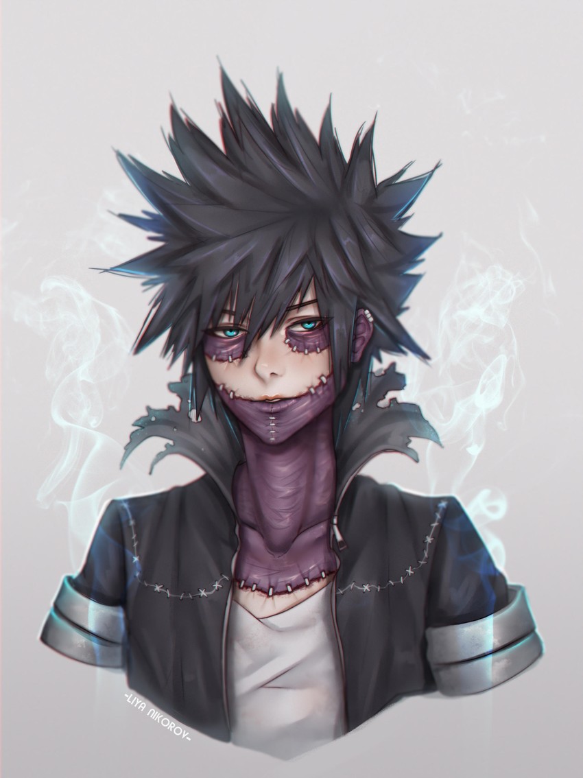 dabi (boku no hero academia) drawn by liya_nikorov