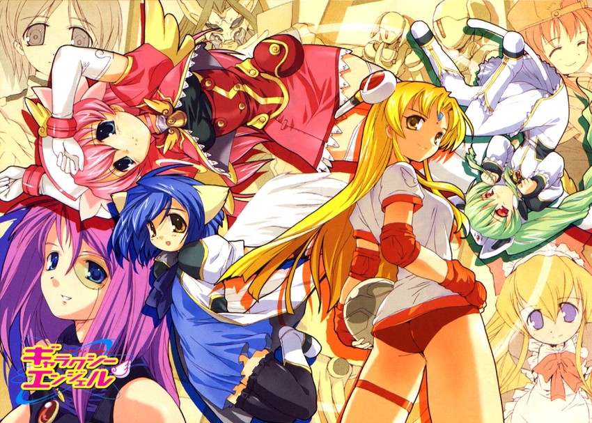 milfeulle sakuraba, mint blancmanche, ranpha franboise, forte stollen, vanilla h, and 1 more (galaxy angel)