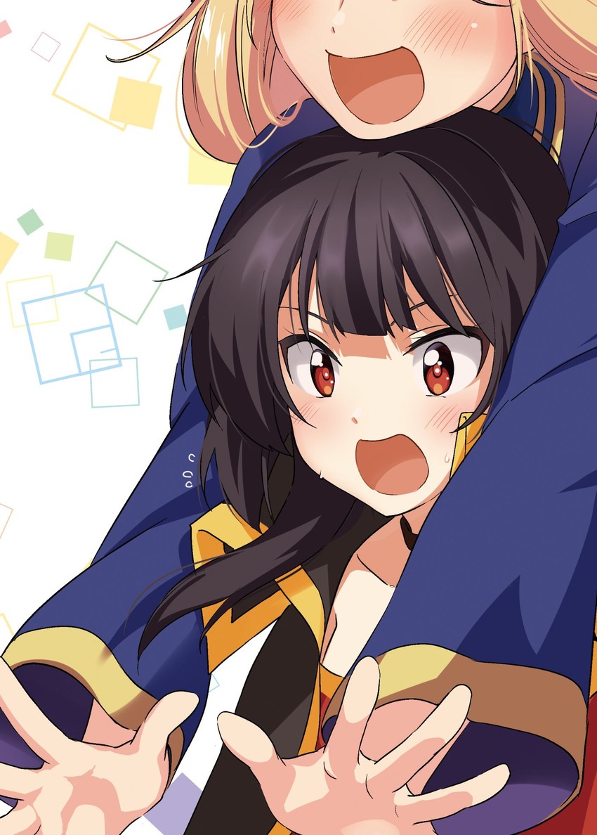 megumin and cecily (kono subarashii sekai ni shukufuku wo!) drawn by taromarun