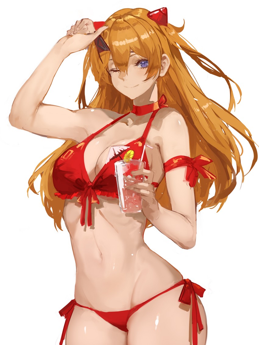 souryuu asuka langley (neon genesis evangelion and 2 more) drawn by dokuro_deluxe